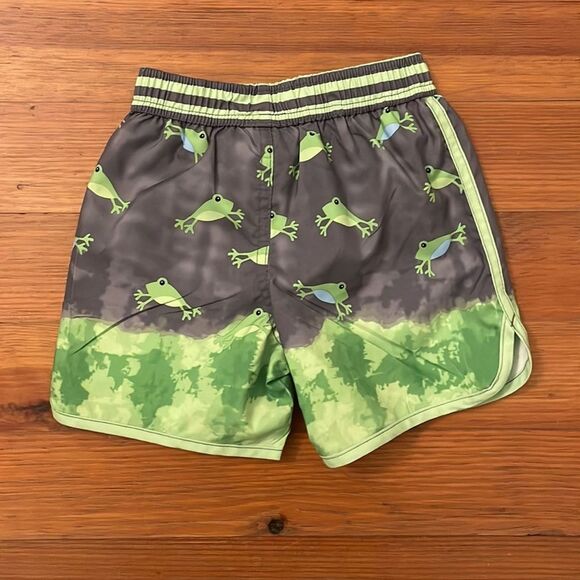 Star Wars Swim Trunks Infant 18 Months Baby Yoda Frogs Green Gray - Picture 3 of 11